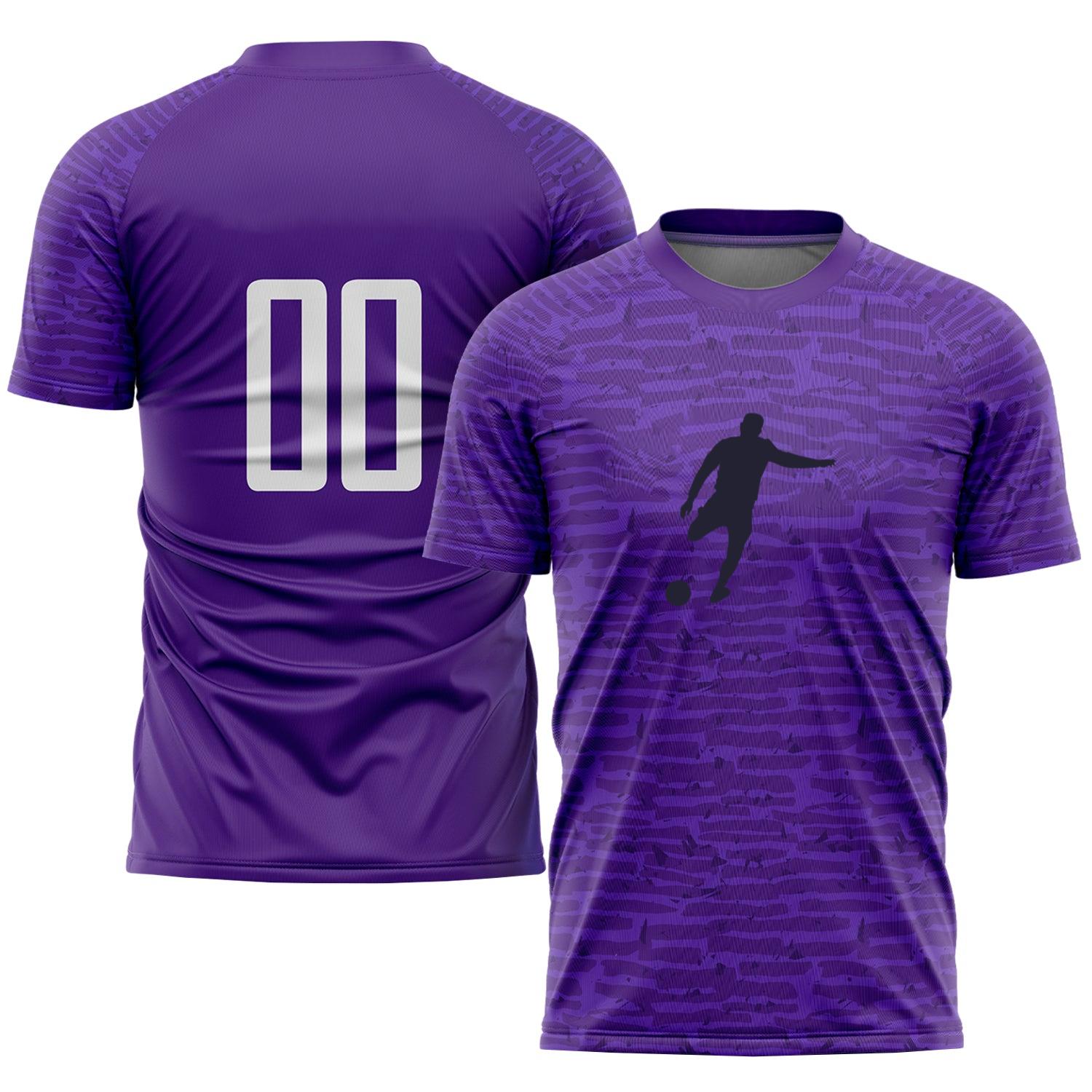 Soccer Player Silhouette Classic Soccer Jersey