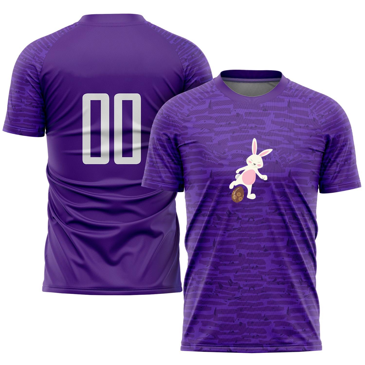 Soccer Rabbit Easter Egg Kick Classic Soccer Jersey