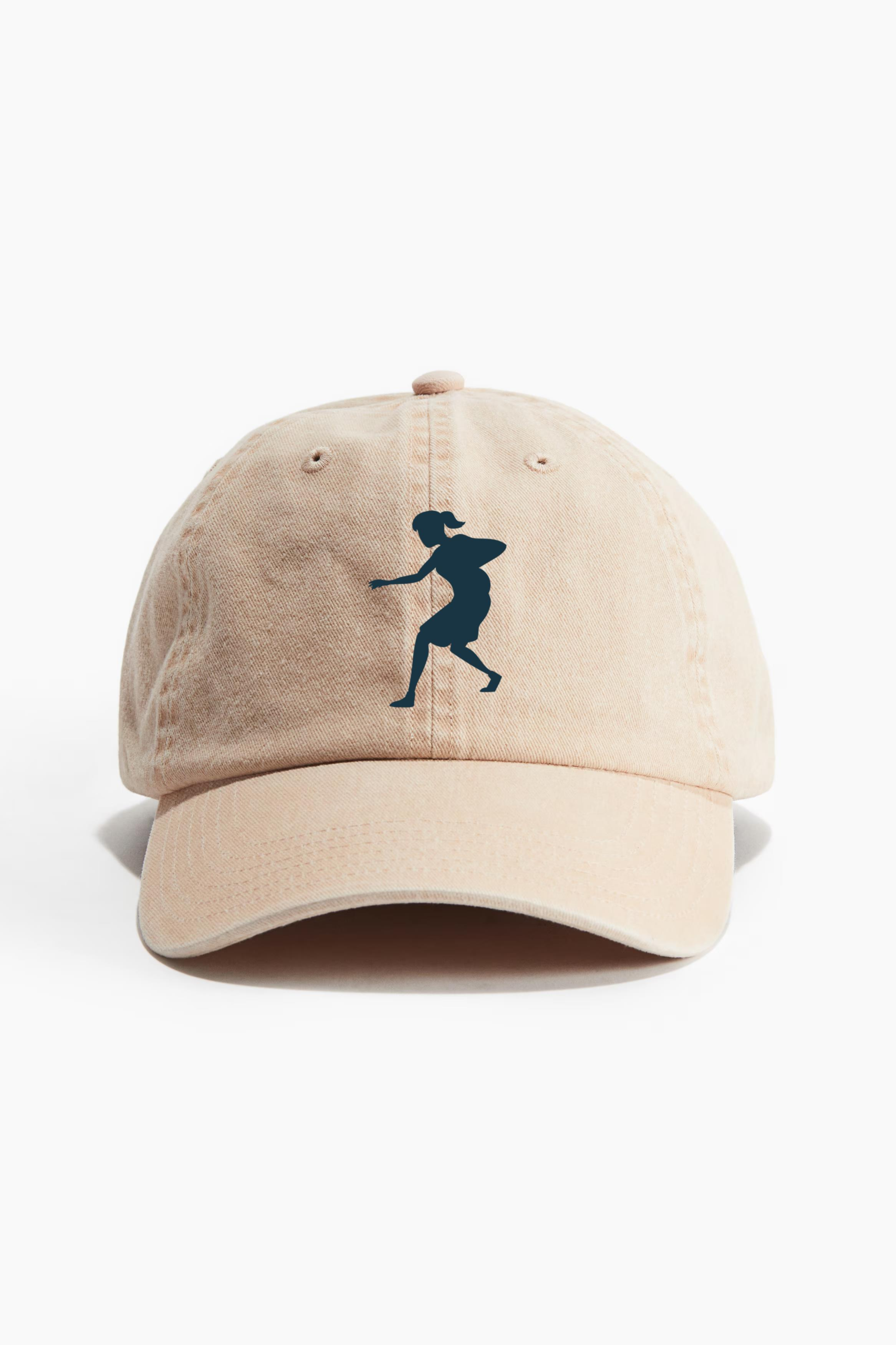 Basketball Player Female Ball Running Player Shorts Accessory T Shirt Silhouette Cotton Twill Cap 