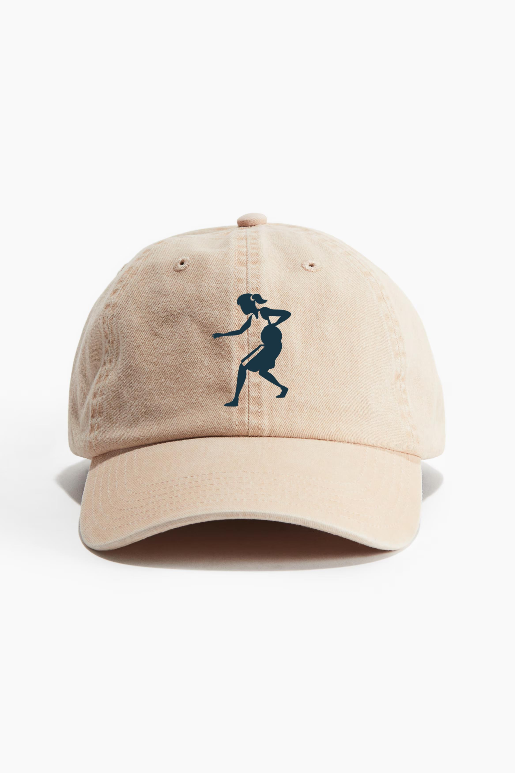 Basketball Player Female Running Ball Player Hair Tie Shorts Accessory T Shirt Detailed Silhouette Cotton Twill Cap 