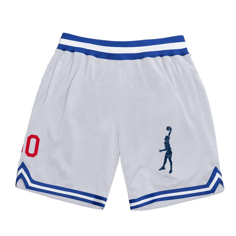Basketball Player Slam Dunk Cut Out Classic Basketball Shorts 