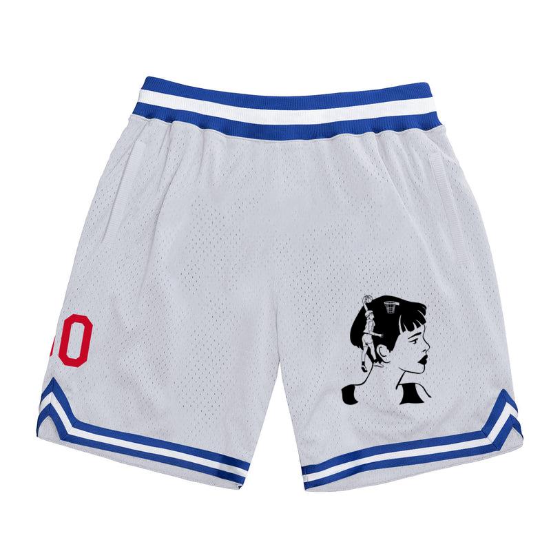 Basketball Player Woman Filled Stroke Classic Basketball Shorts 
