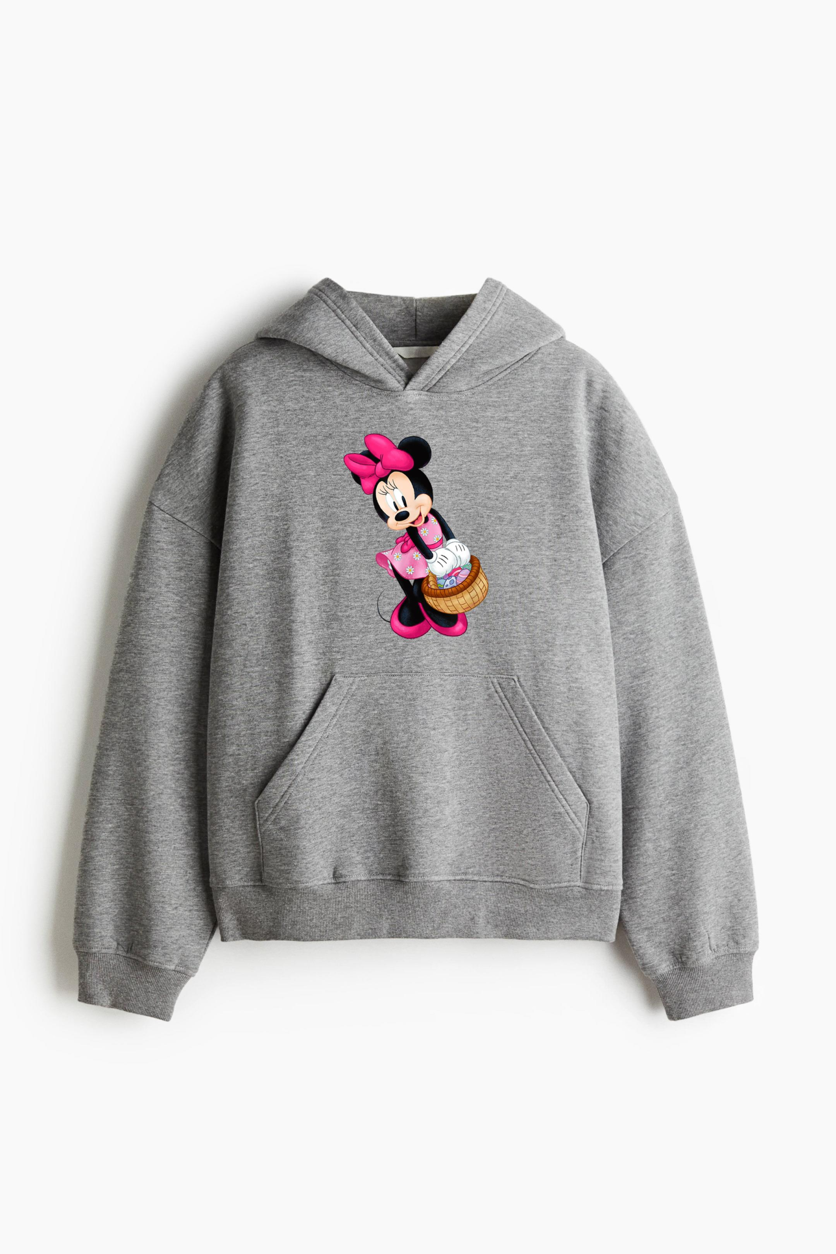 Disney Easter Minnie Egg Basket Loose-Fit Printed Hoodie