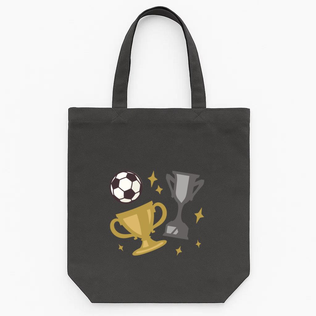 Soccer World Cup Classic Elements Soccer International Tournament Emblem Canvas Tote Bag 