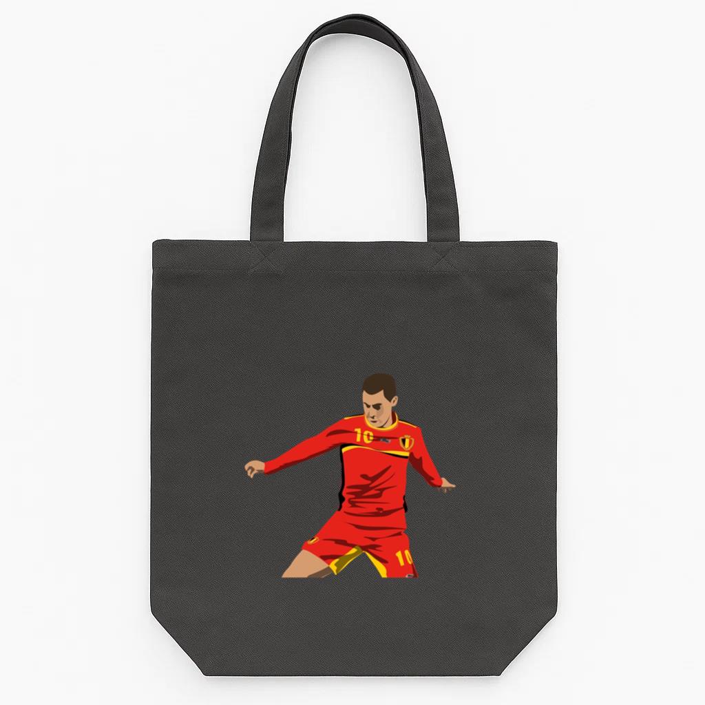 Vincent Kompany Close Up Cartoon Soccer Sports Graphic PNG Canvas Tote Bag 