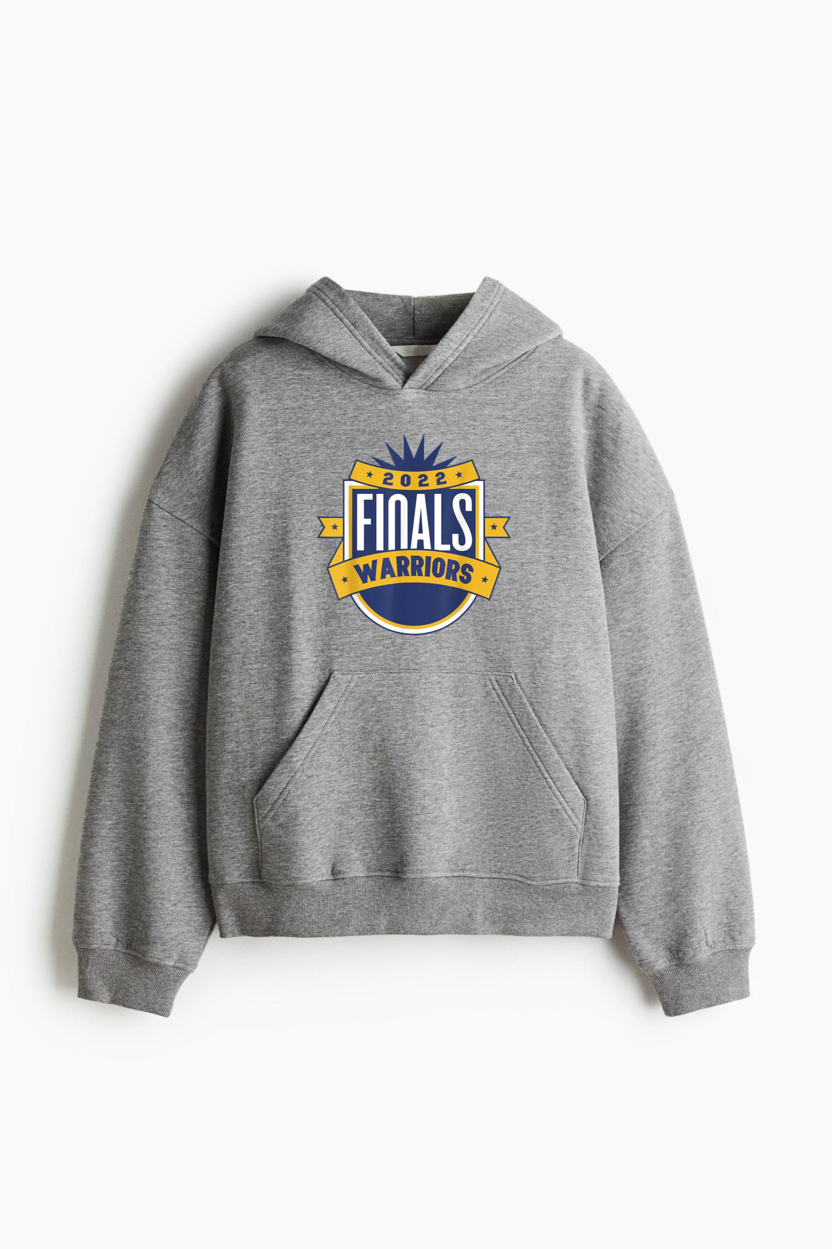 Warriors Finals 2022 Basketball Loose-Fit Printed Hoodie
