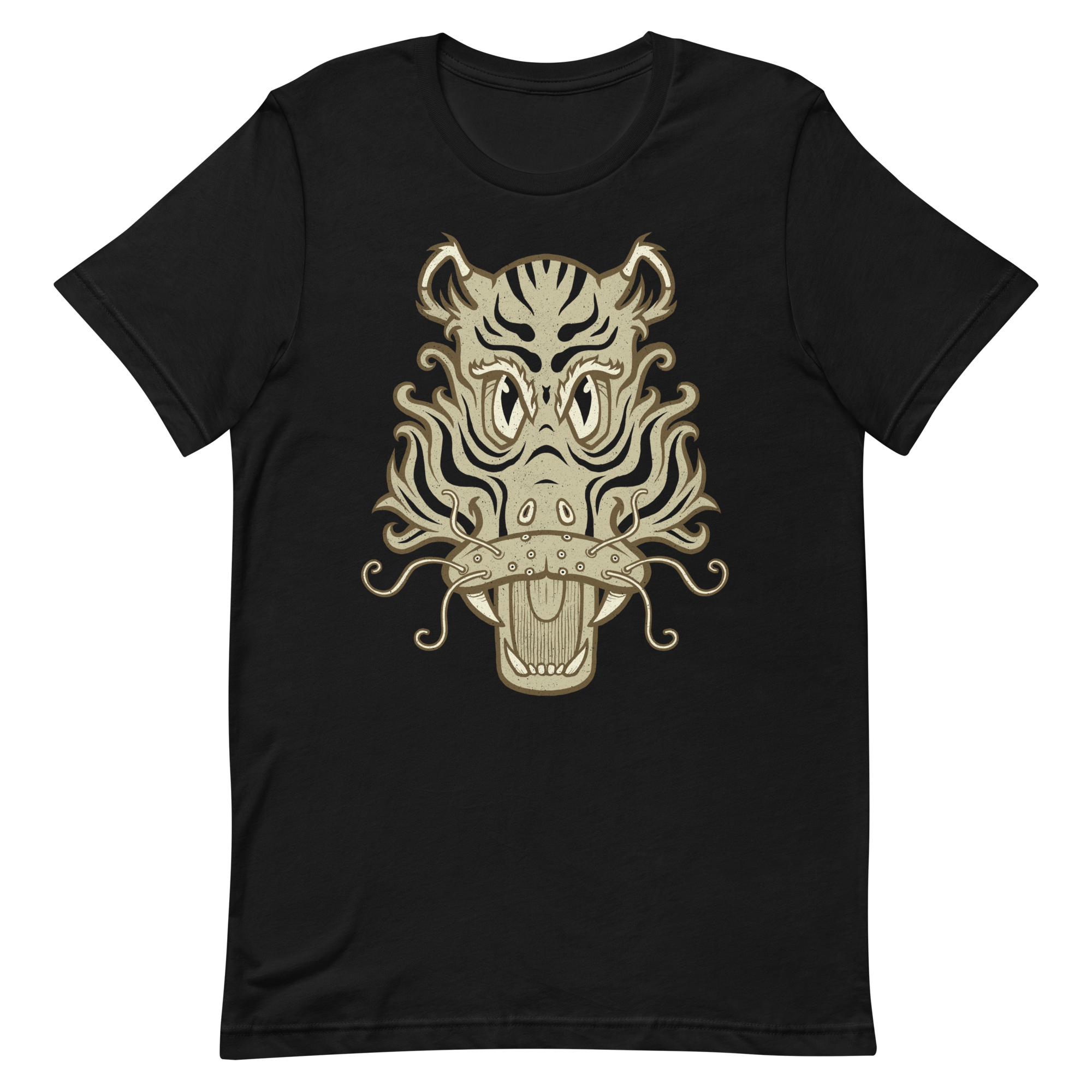 No 013 Wierd Duck Skull collection Tiger Duck t-shirt